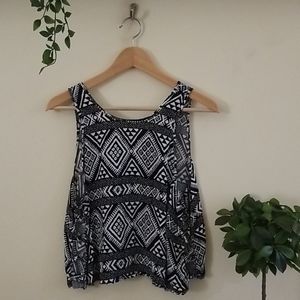 Patterned Crop Top